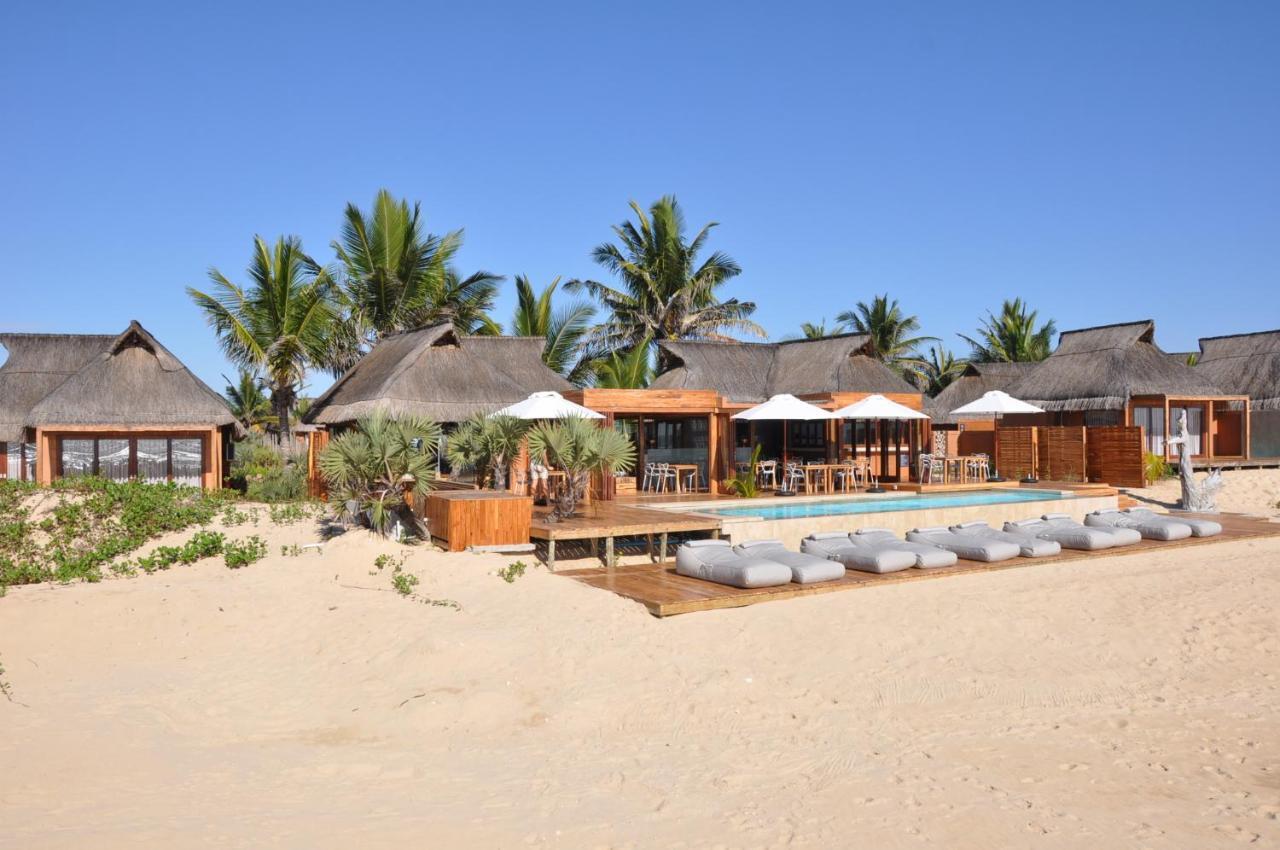 Eclectic Beach Retreat Cabo Nhamua Exterior foto